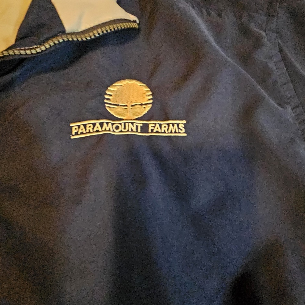 King Louie Paramount Farms Windbreaker Bomber Style UFCW Mens Jacket Size Large - Picture 7 of 9